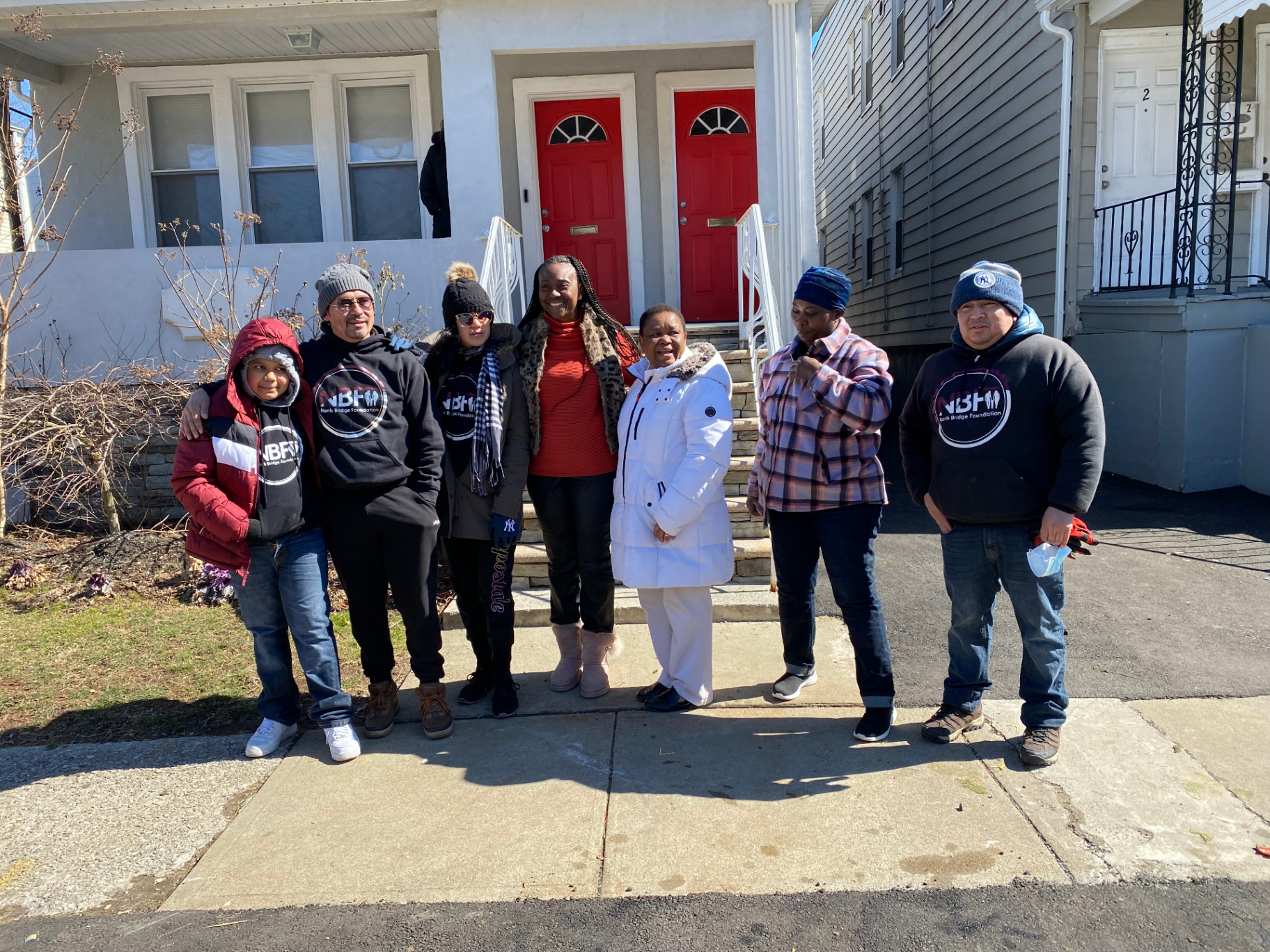 Outreach team together